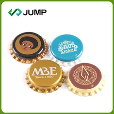 Augstas kvalitātes šūpoles augšējais vāciņš dzintara alus stikla pudelei